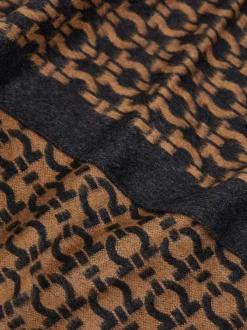 Gancini silk scarf - Men
