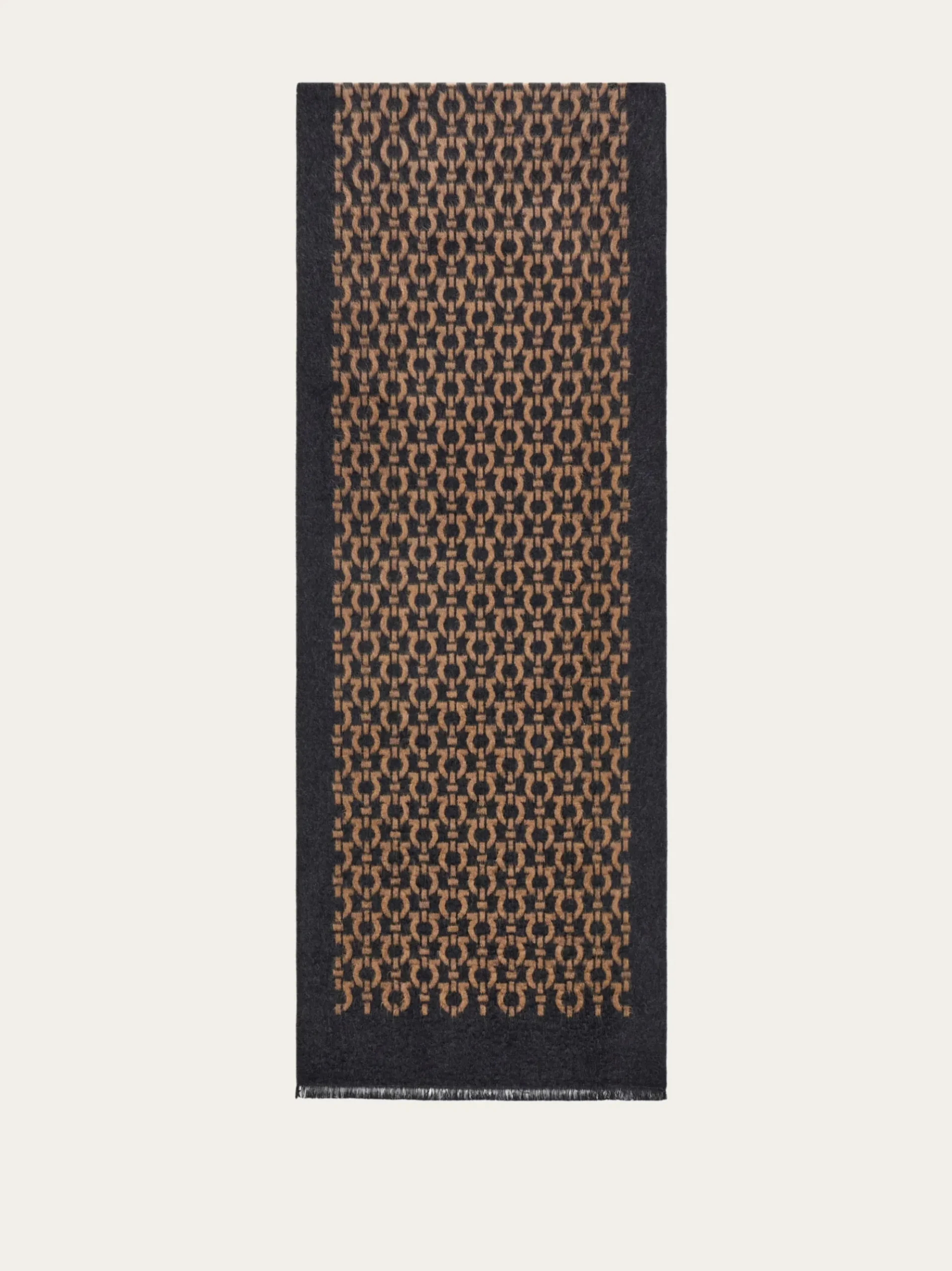 Gancini silk scarf - Men