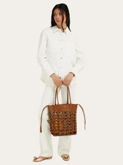 Gancini tote bag (M) - Women