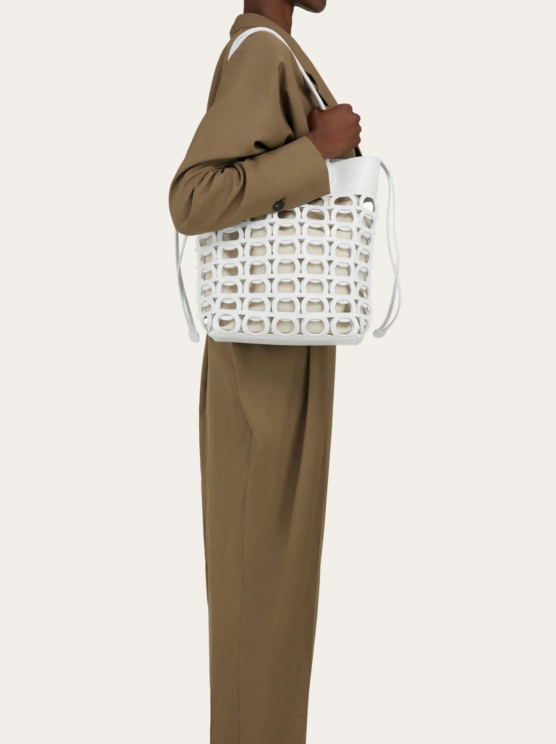 Gancini tote bag (M) - Women