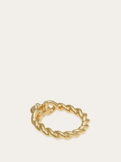 Gancini twisted ring (50mm) - Women