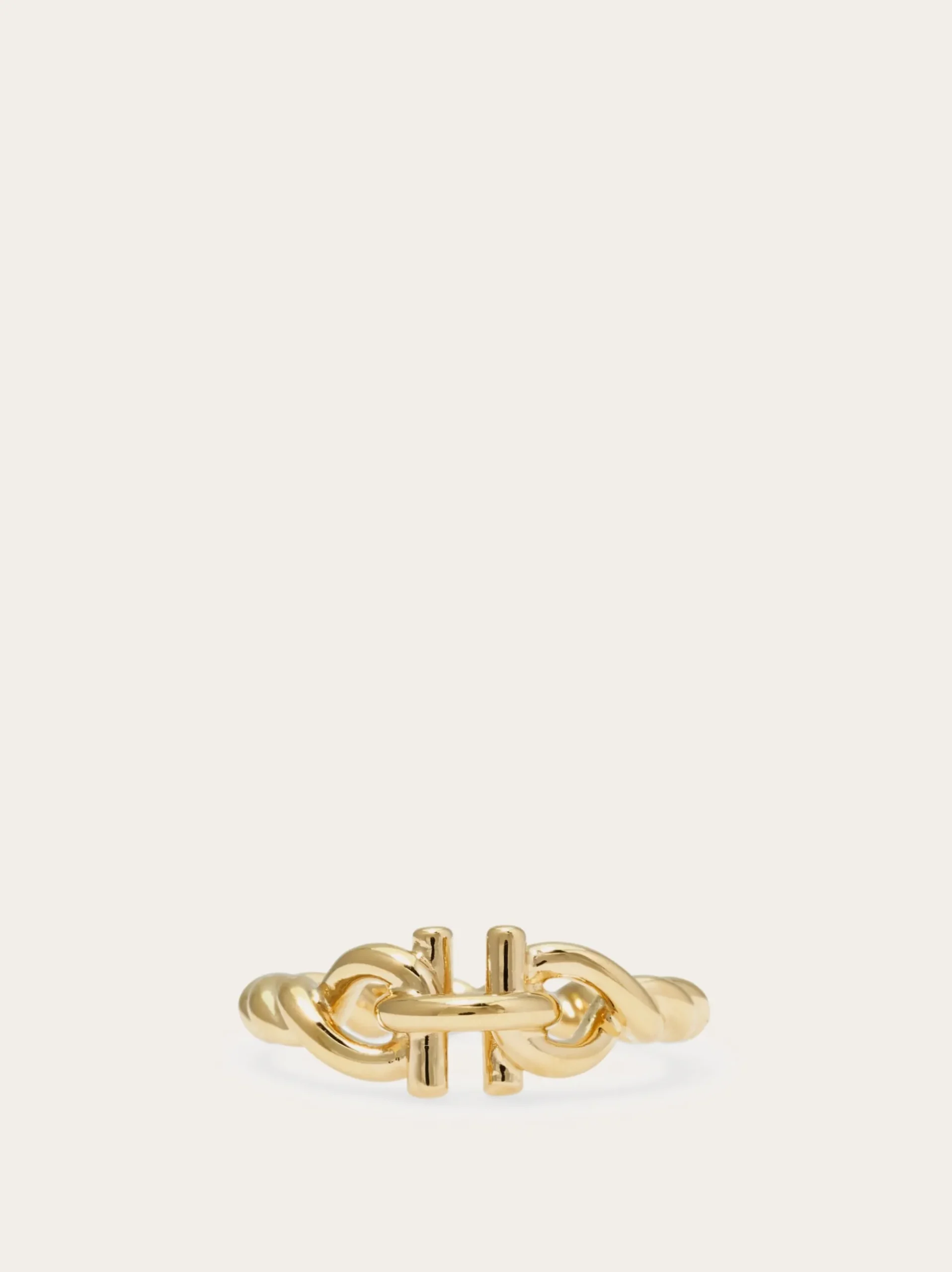 Gancini twisted ring (52mm) - Women