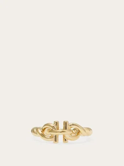 Gancini twisted ring (54mm) - Women