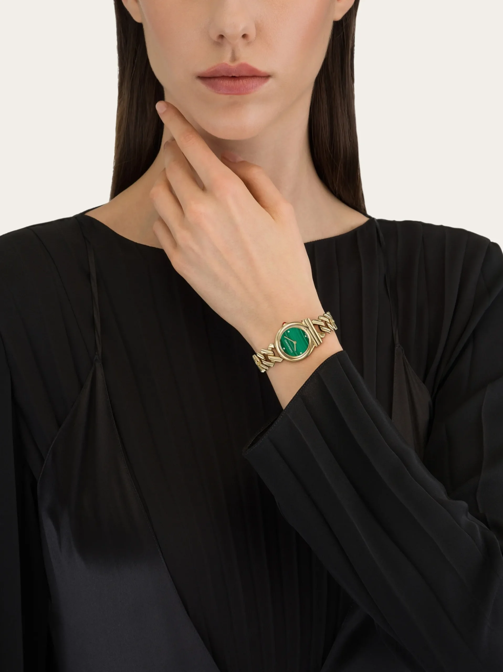Gancini Twisted Watch - Women