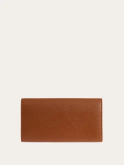 Gancini wallet with shoulder strap - Women