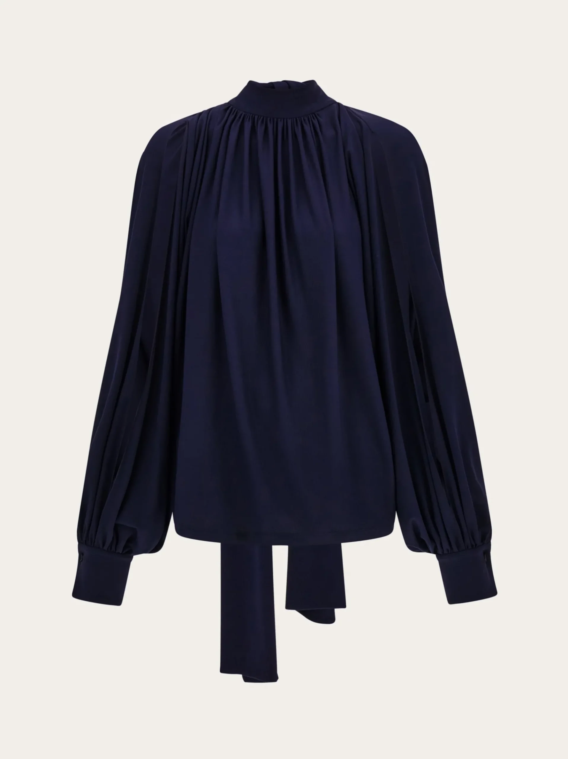 Gathered top with shoulder slit detail - Women