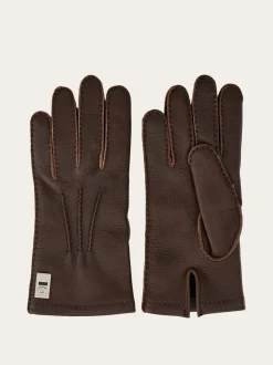 Gloves in leather - Men
