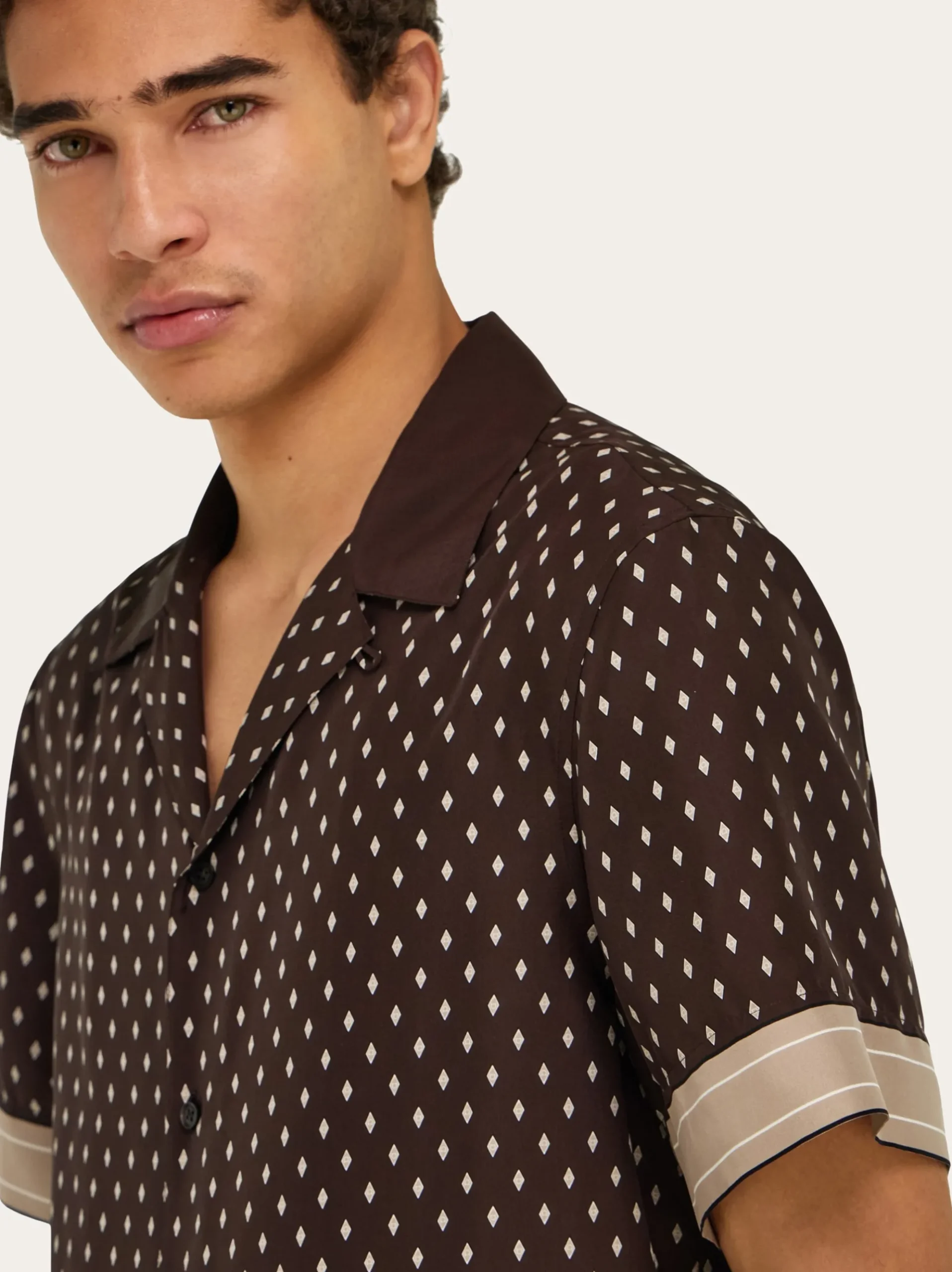 Habotai silk shirt - Men