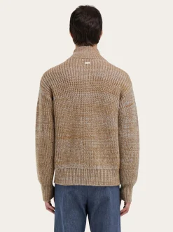 High neck cardigan - Men