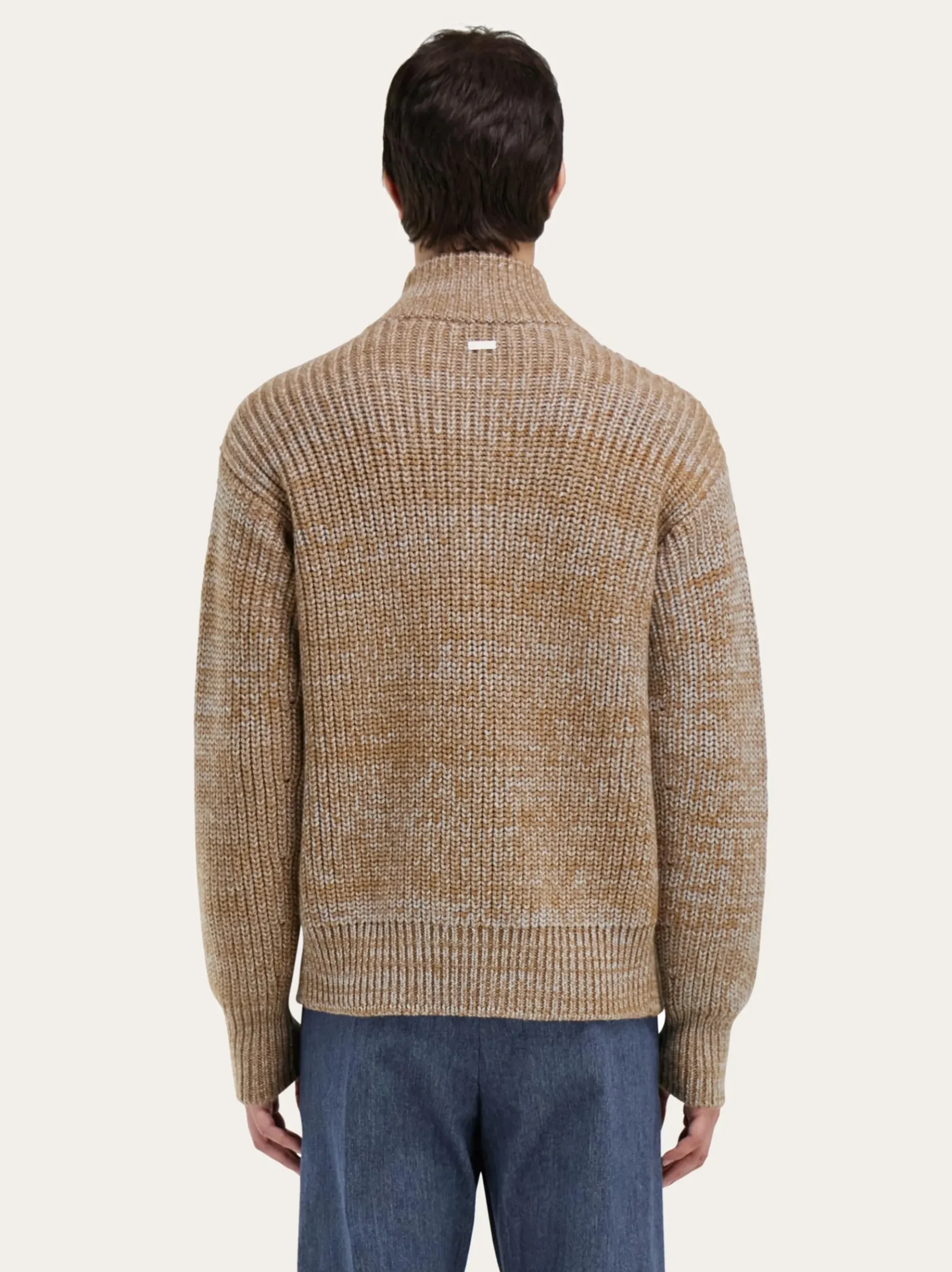 High neck cardigan - Men