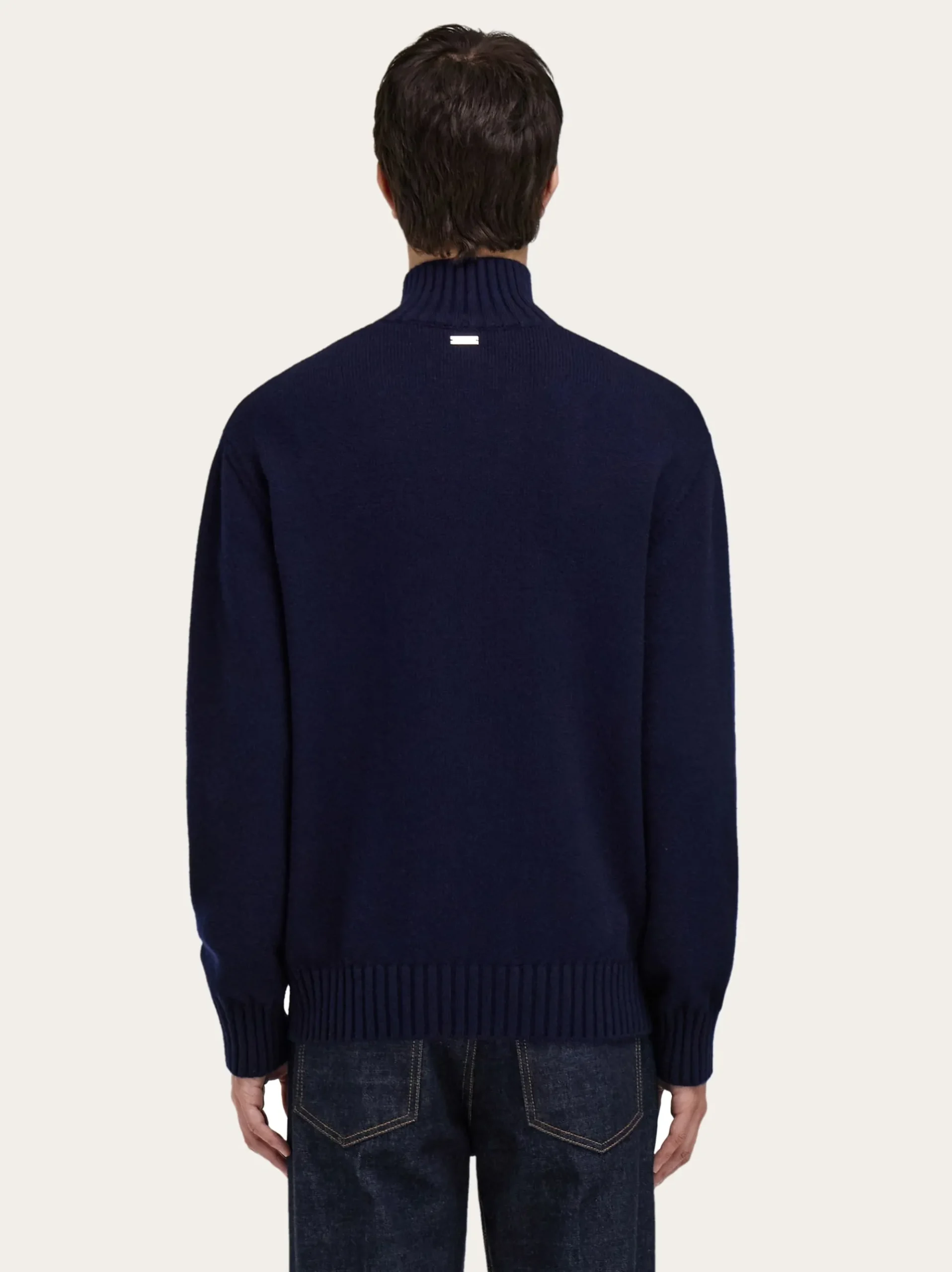 High neck cashmere pullover - Men