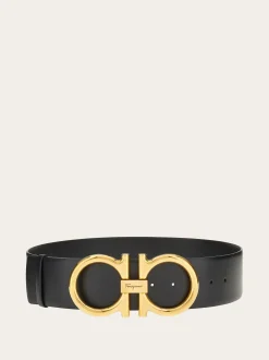 High waist Gancini belt - Women