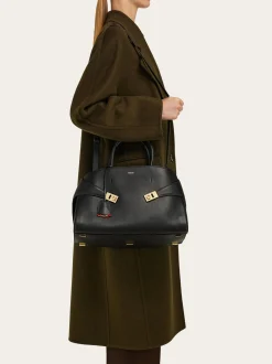 Hug bicolor handbag (L) - Women