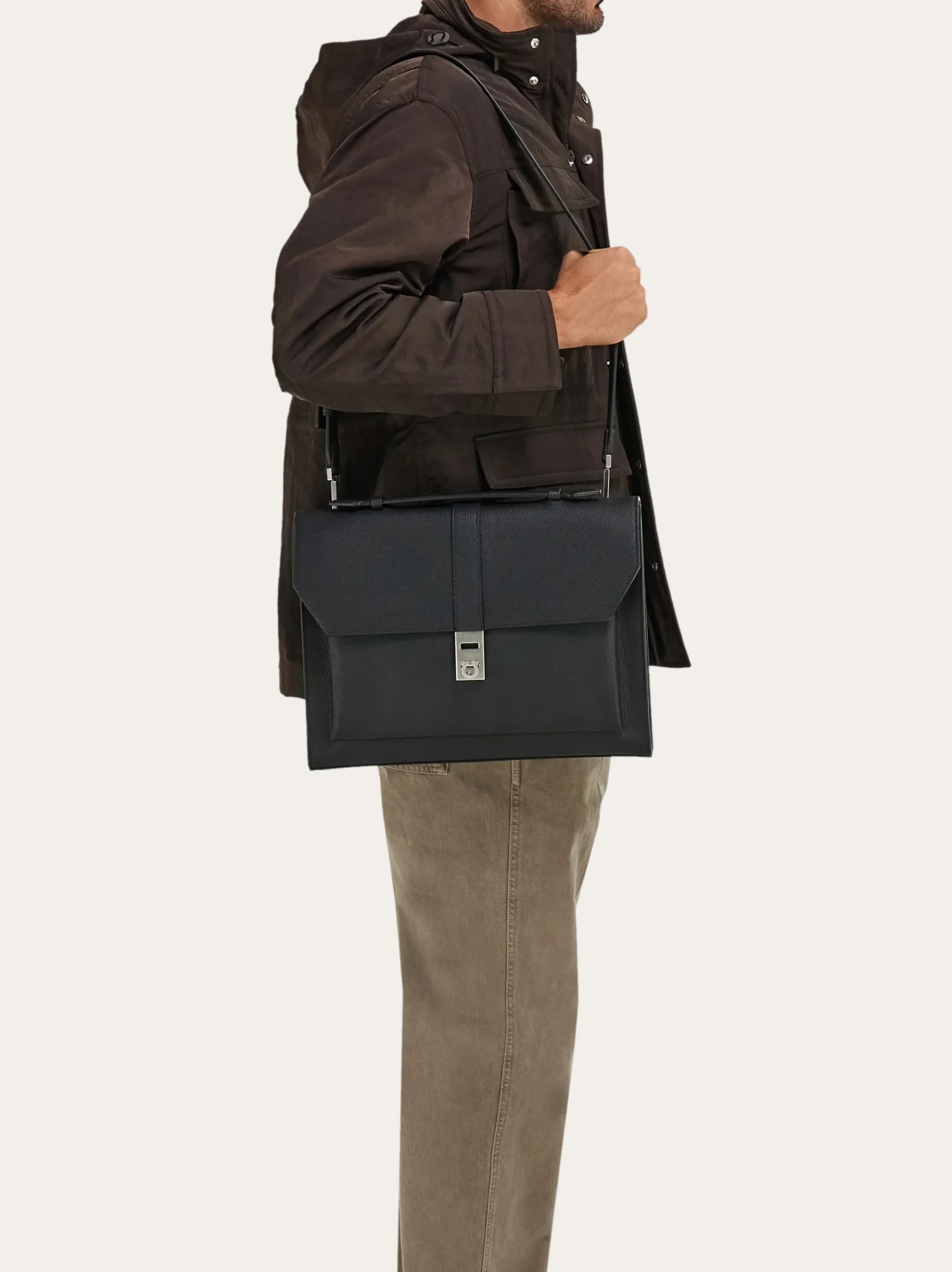 Hug buckle briefcase - Men
