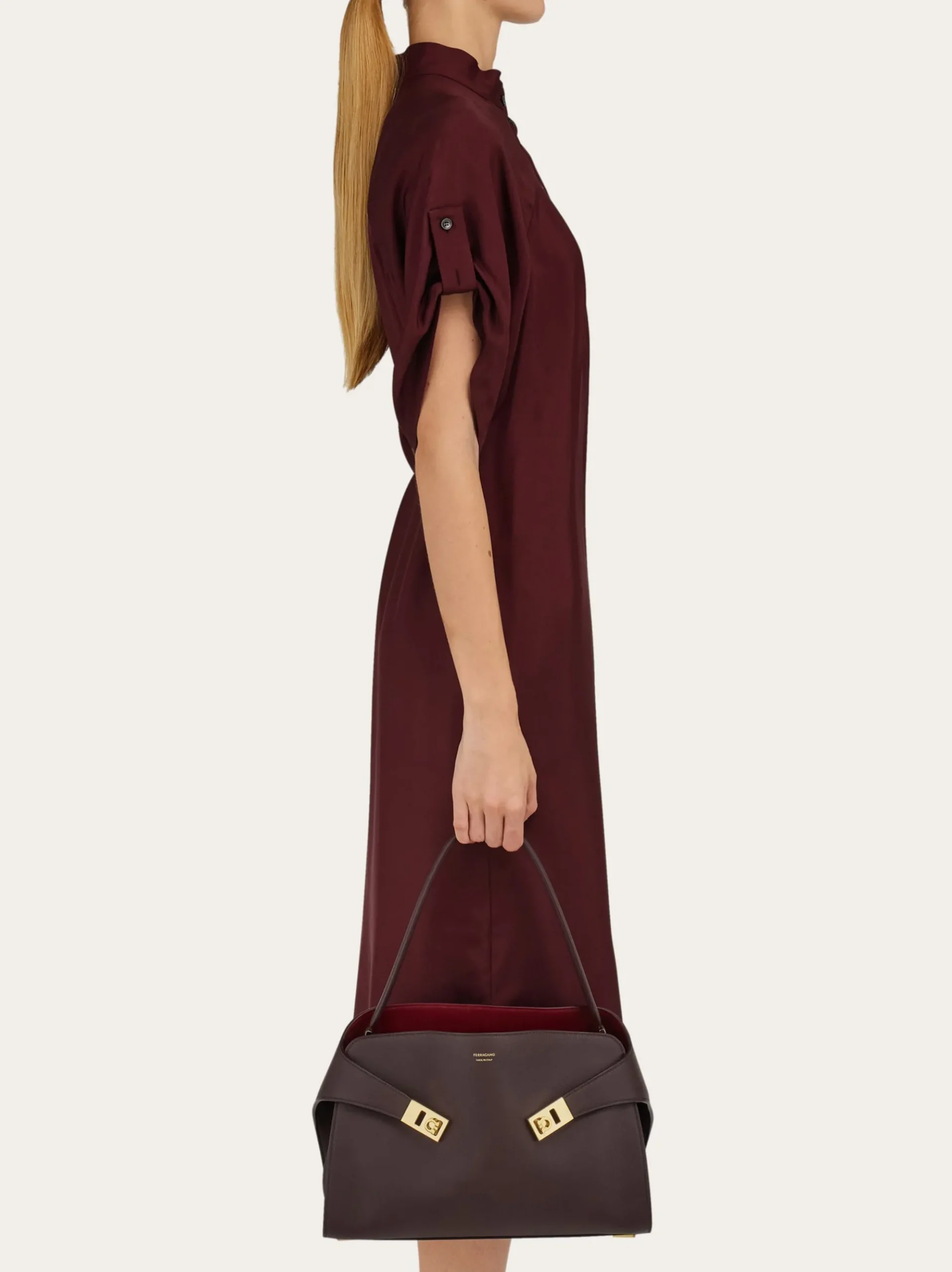 Hug Soft bicolor shoulder bag (M) - Women
