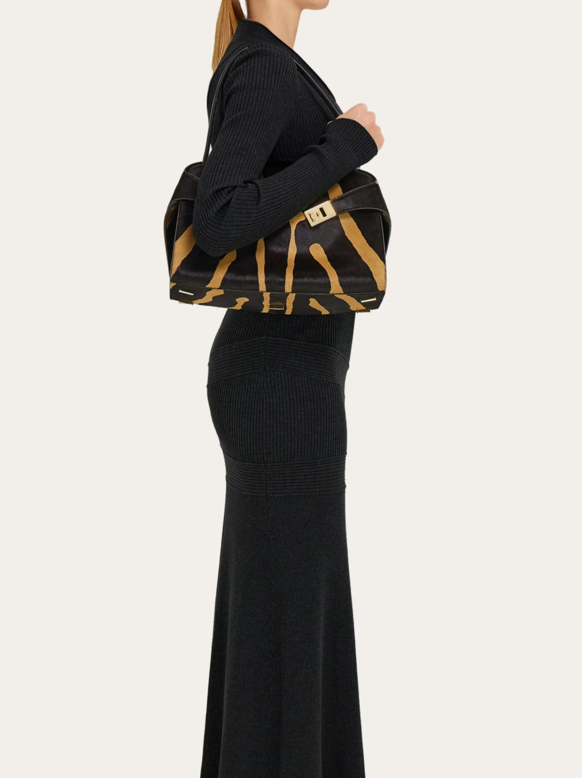 Hug Soft bicolor shoulder bag (M) - Women