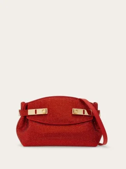 Hug Soft crossbody bag with crystals (XS) - Women