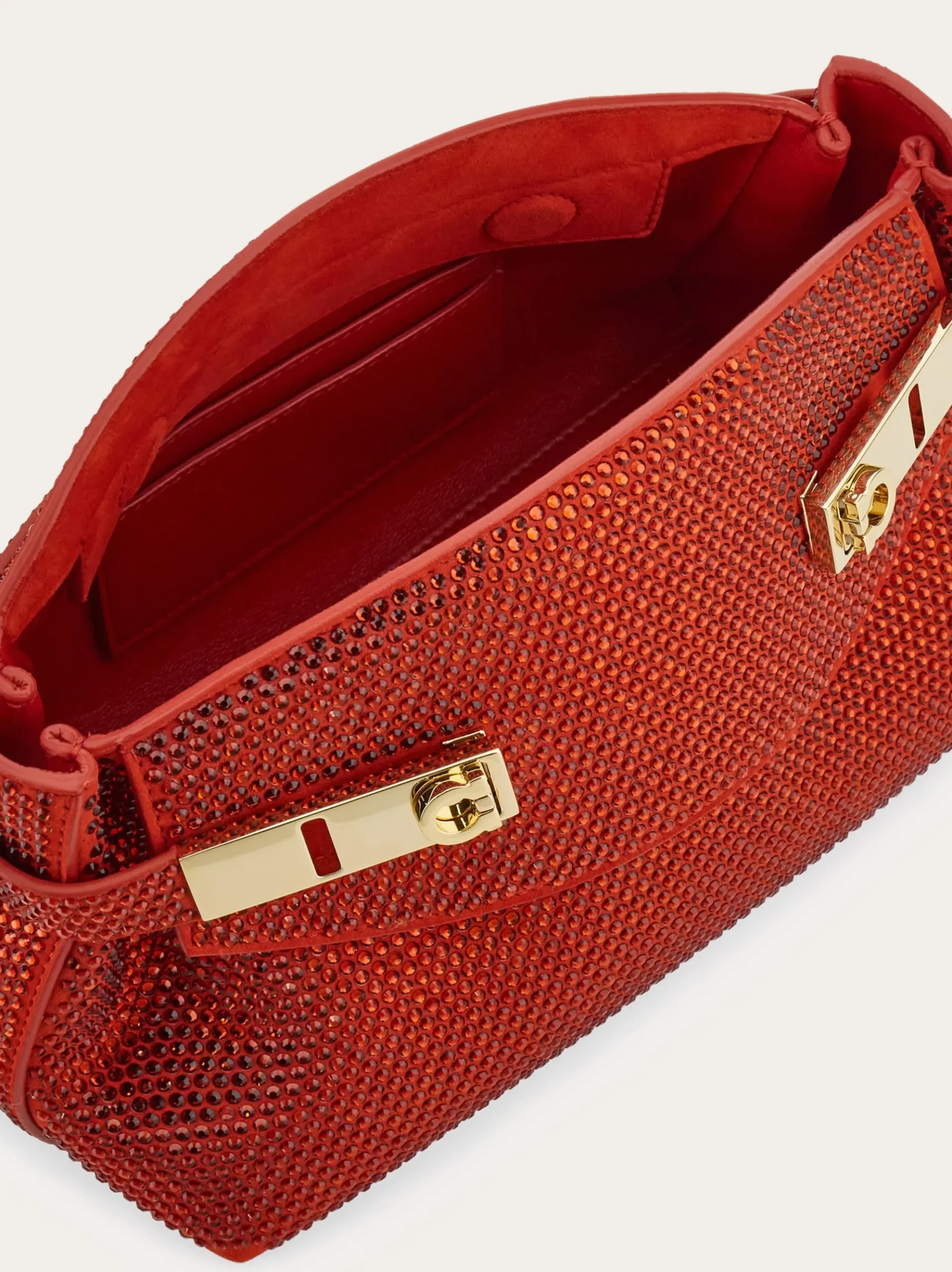 Hug Soft crossbody bag with crystals (XS) - Women