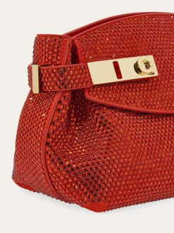 Hug Soft crossbody bag with crystals (XS) - Women
