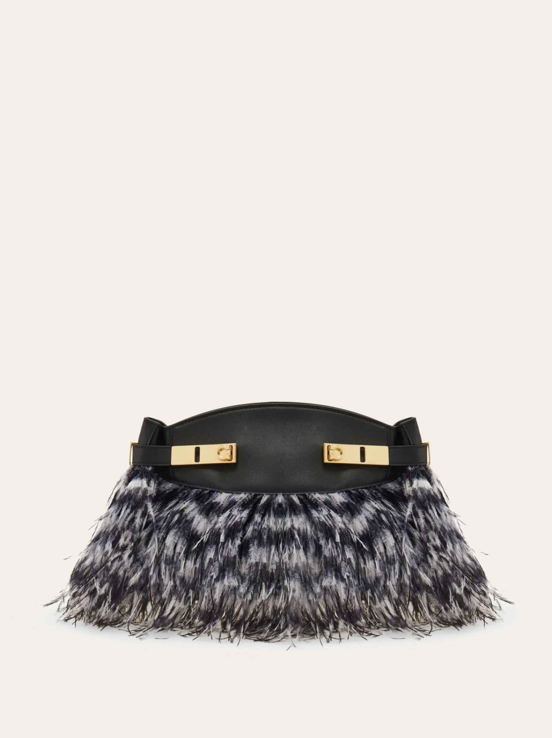 Hug Soft crossbody bag with feathers (XS) - Women