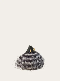Hug Soft crossbody bag with feathers (XS) - Women
