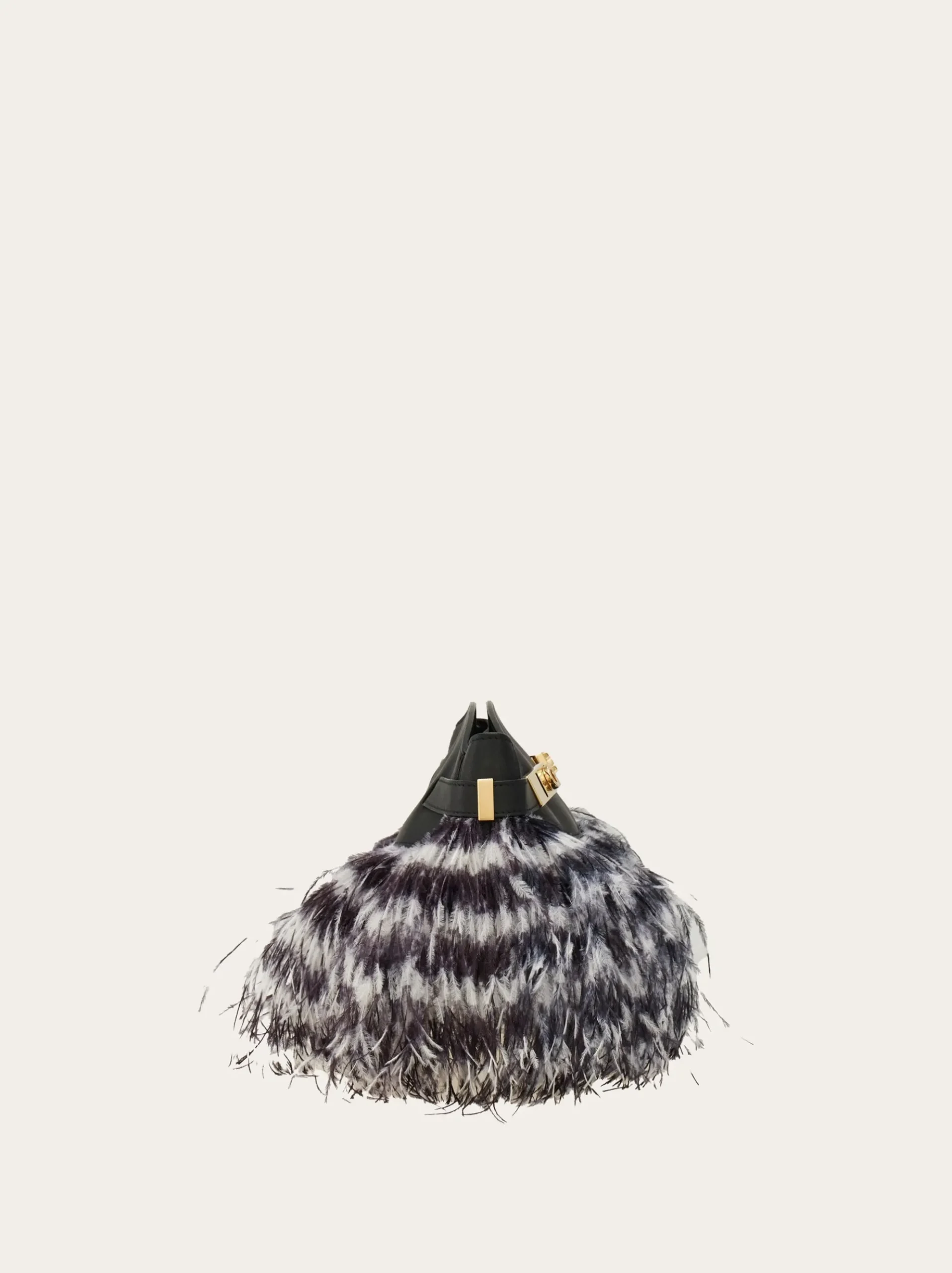 Hug Soft crossbody bag with feathers (XS) - Women