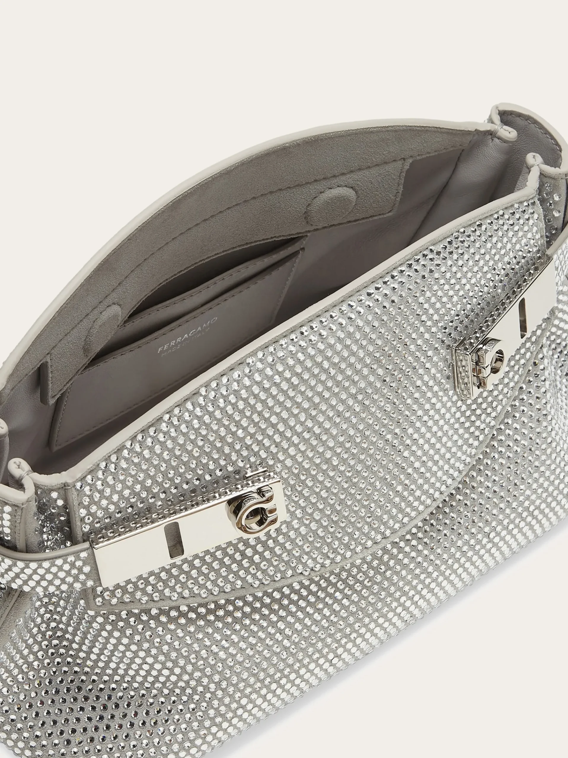 Hug Soft crossbody bag with crystals (XS) - Women