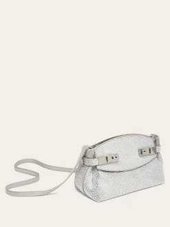 Hug Soft crossbody bag with crystals (XS) - Women