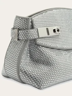 Hug Soft crossbody bag with crystals (XS) - Women
