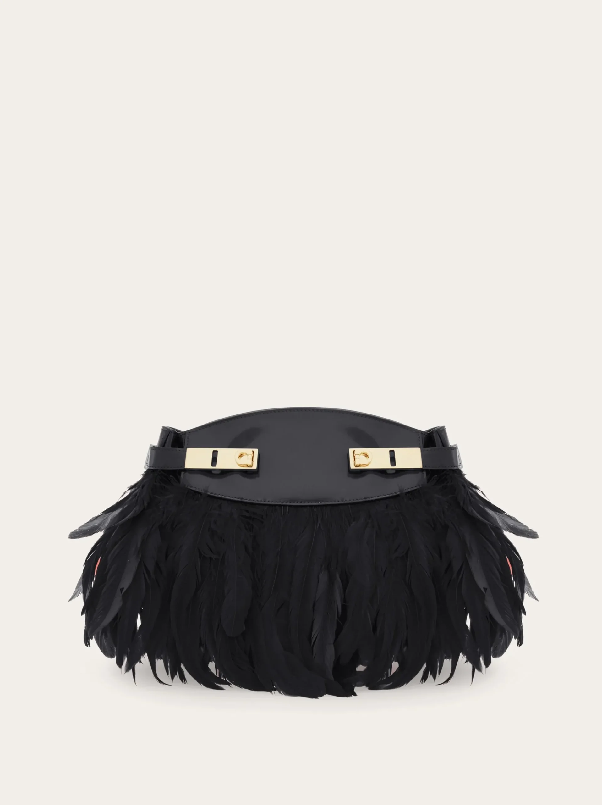 Hug Soft crossbody bag with feathers (XS) - Women