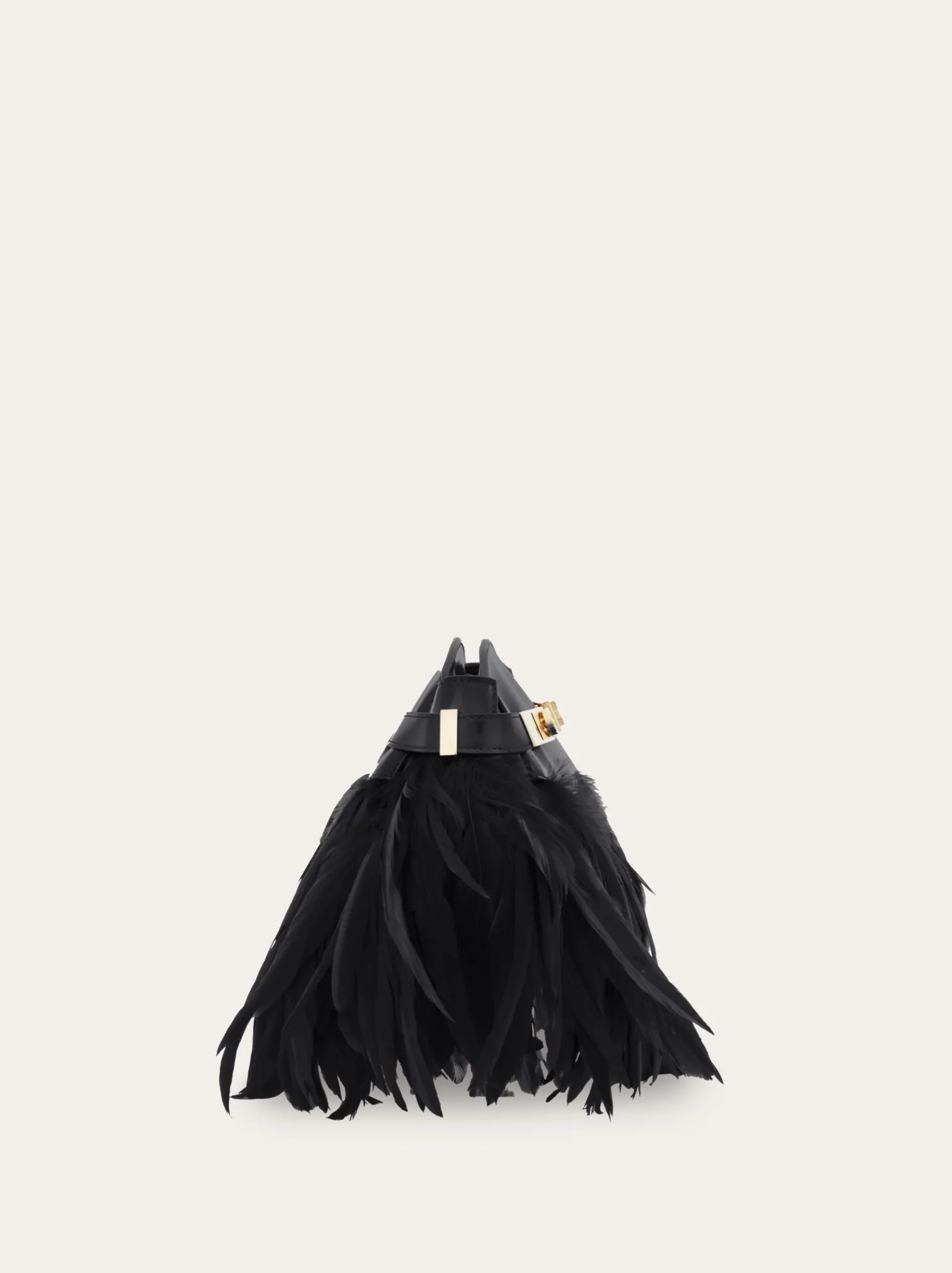 Hug Soft crossbody bag with feathers (XS) - Women
