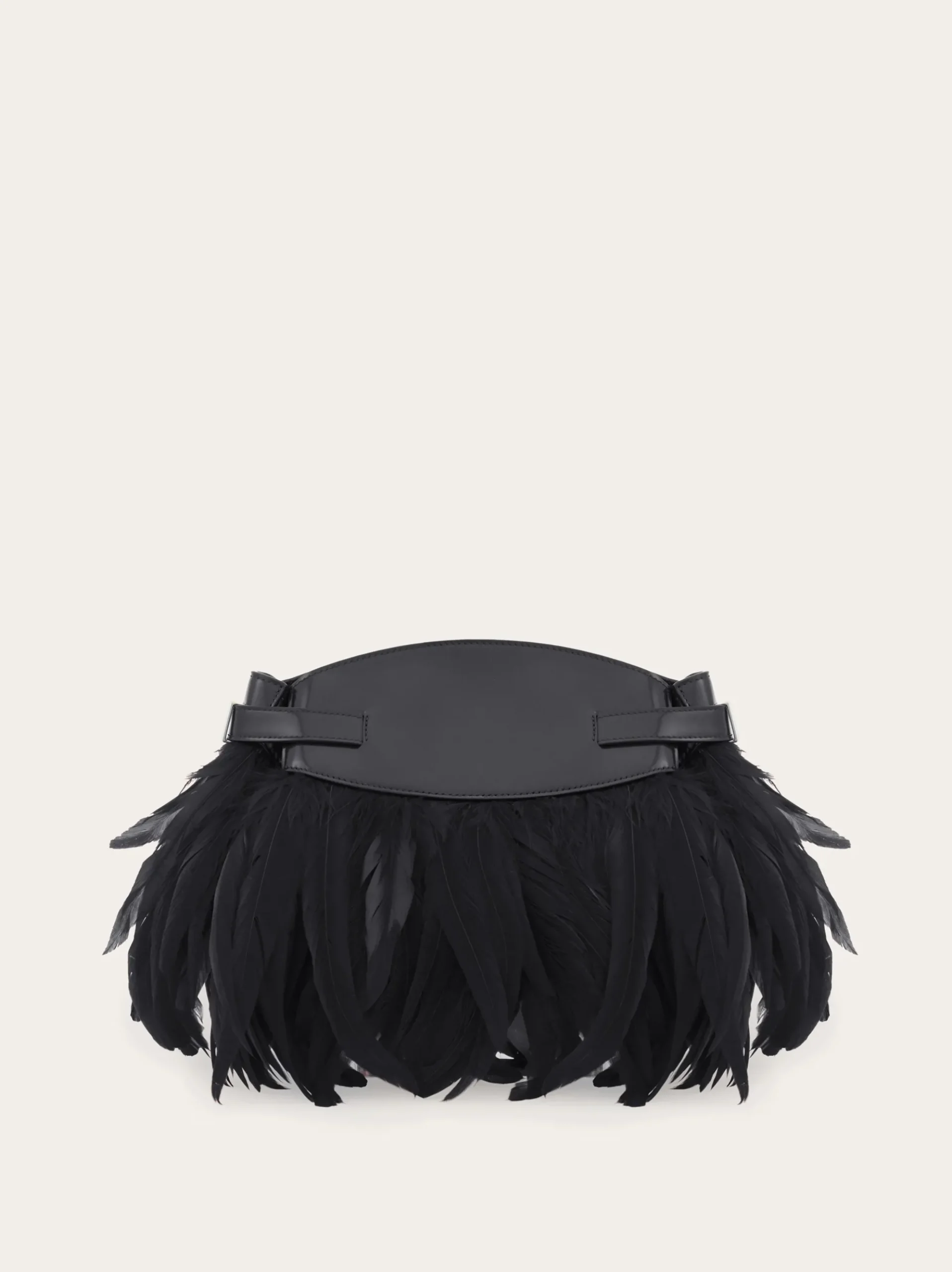Hug Soft crossbody bag with feathers (XS) - Women