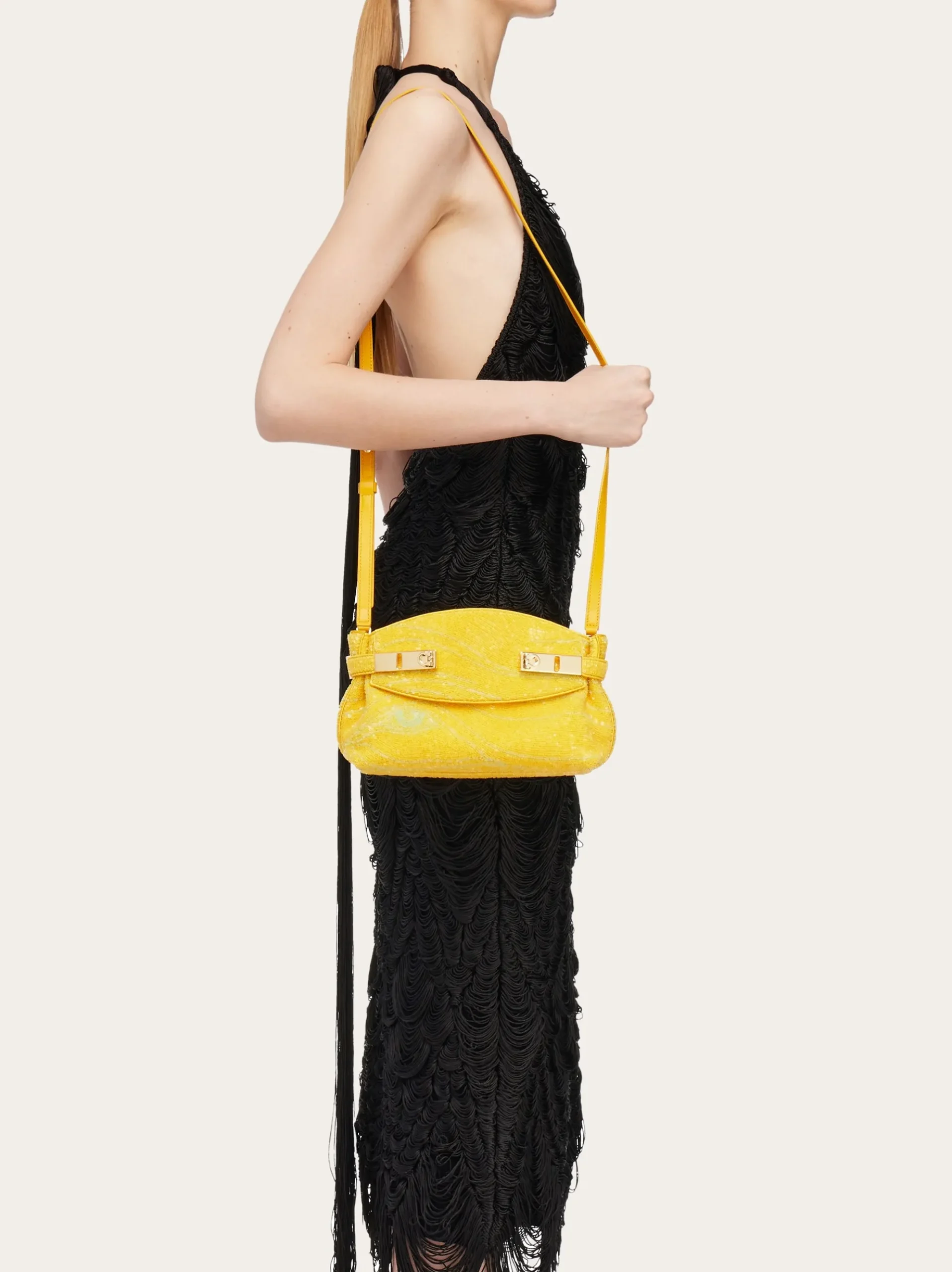 Hug Soft crossbody bag with sequins (XS) - Women