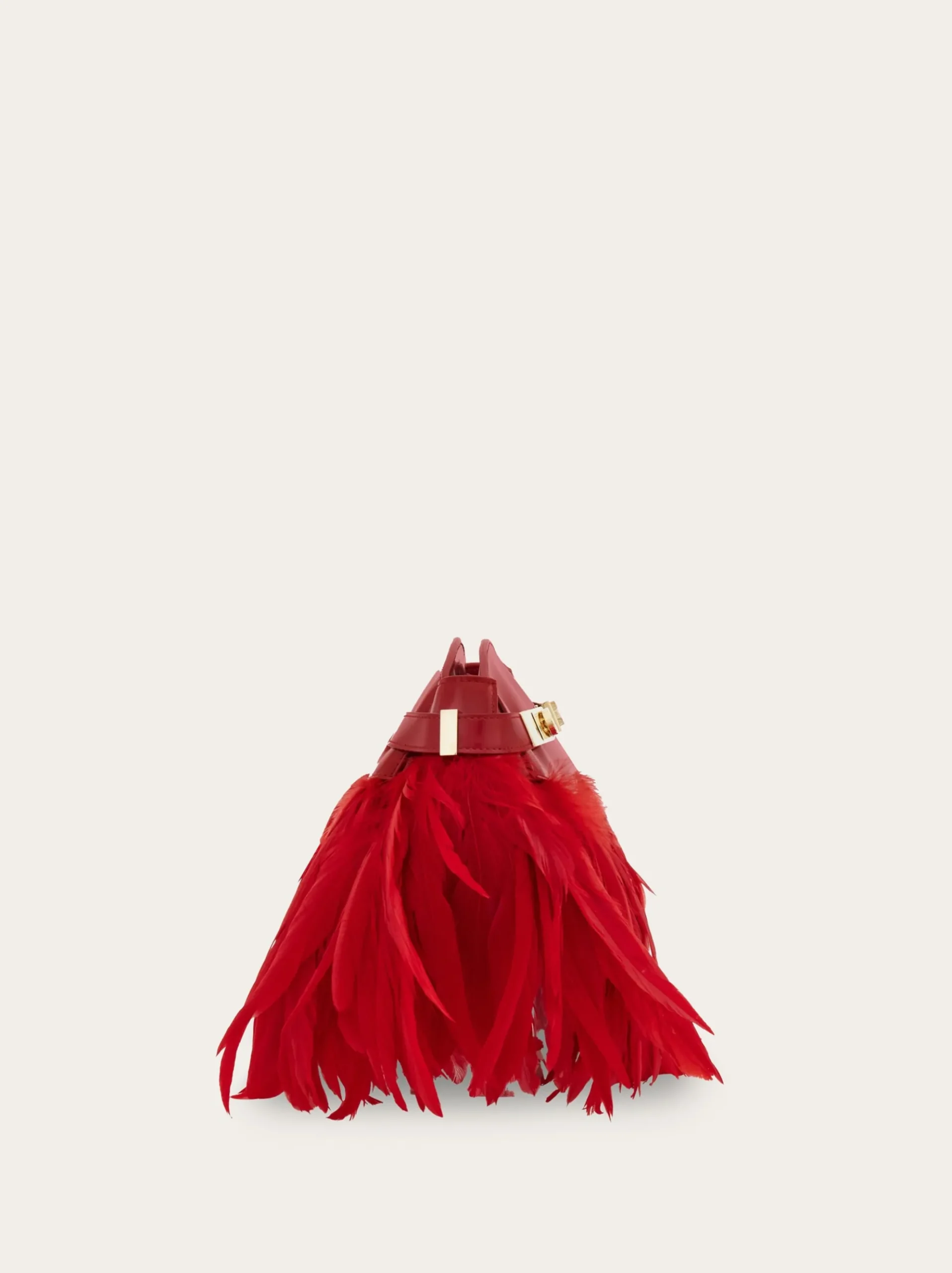 Hug Soft crossbody bag with feathers (XS) - Women