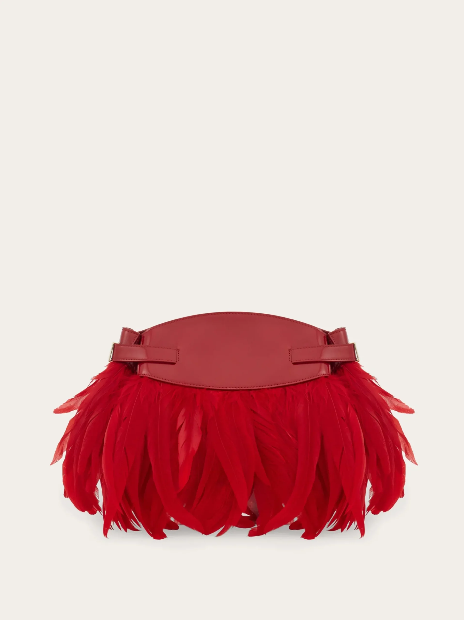 Hug Soft crossbody bag with feathers (XS) - Women