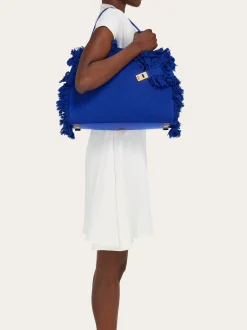 Hug Soft fringed shoulder bag (L) - Women