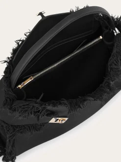 Hug Soft fringed shoulder bag (L) - Women