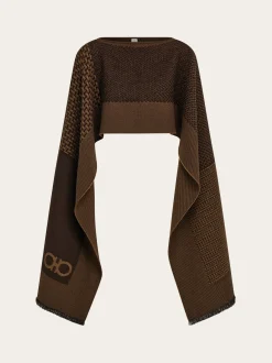 Jacquard cape - Women