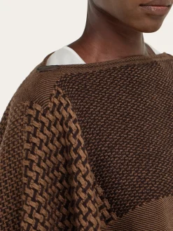 Jacquard cape - Women