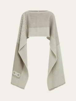 Jacquard cape - Women