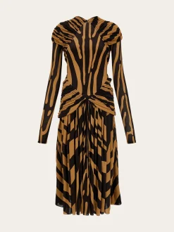 Jersey dress with ruched detail - Women