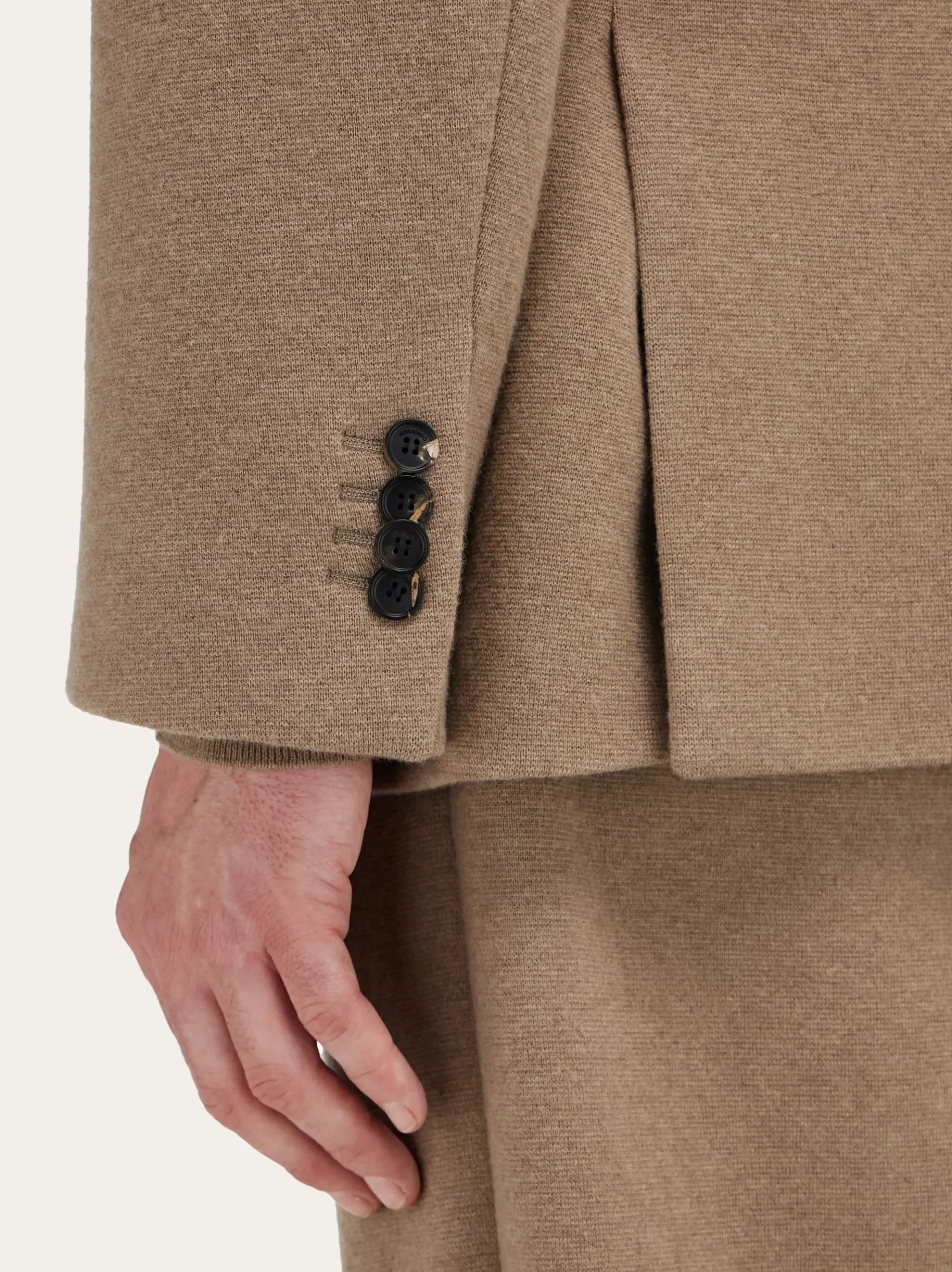 Jersey interlock blazer - Men