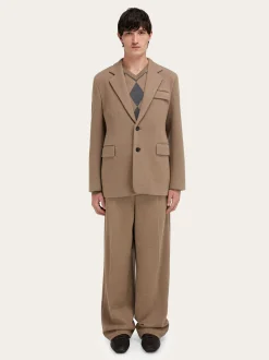 Jersey interlock blazer - Men