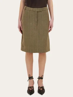 Knee length skirt - Women
