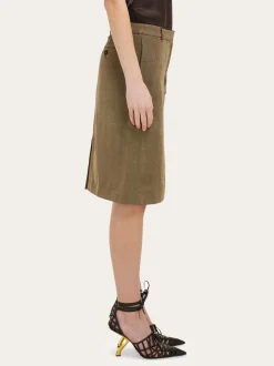 Knee length skirt - Women