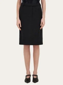 Knee length skirt - Women