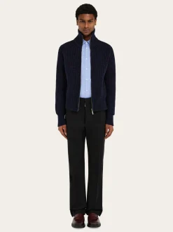 Knitted blouson - Men