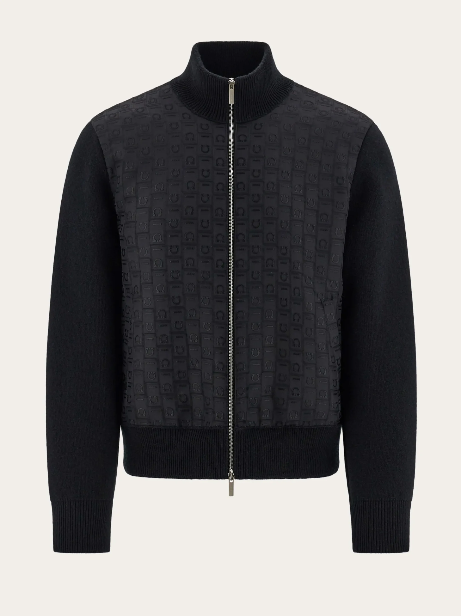 Knitted bomber jacket - Men