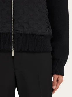 Knitted bomber jacket - Men