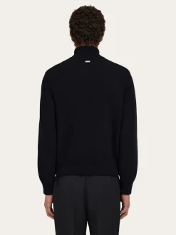 Knitted bomber jacket - Men